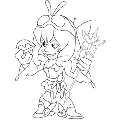 Scarlet8 Best Legends Brawlhalla Free Coloring Page for Kids