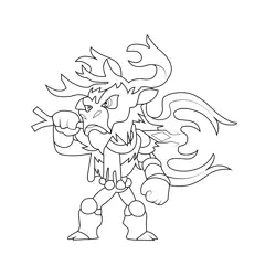 Teros6 Best Legends Brawlhalla Free Coloring Page for Kids