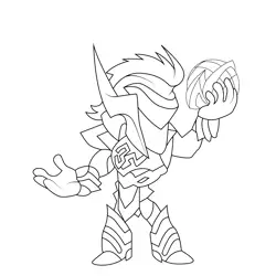 Thor4 Best Legends Brawlhalla Free Coloring Page for Kids