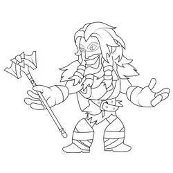 Thor7 Best Legends Brawlhalla Free Coloring Page for Kids