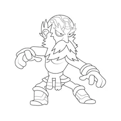 Wu Shang4 Best Legends Brawlhalla Coloring Page