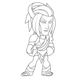 Zariel2 Best Legends Brawlhalla Coloring Page