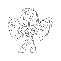 Zariel3 Best Legends Brawlhalla Coloring Page