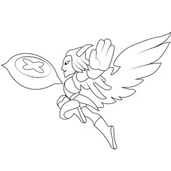 Zariel9 Best Legends Brawlhalla Free Coloring Page for Kids