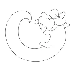 Cream Ferret4 Cookie Run Kingdom Coloring Page