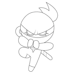 Ninja2 Cookie Run Kingdom Coloring Page