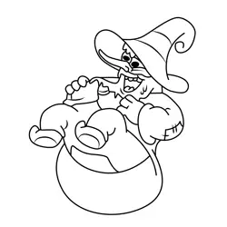 Mortimer Freeze Cuphead Coloring Page