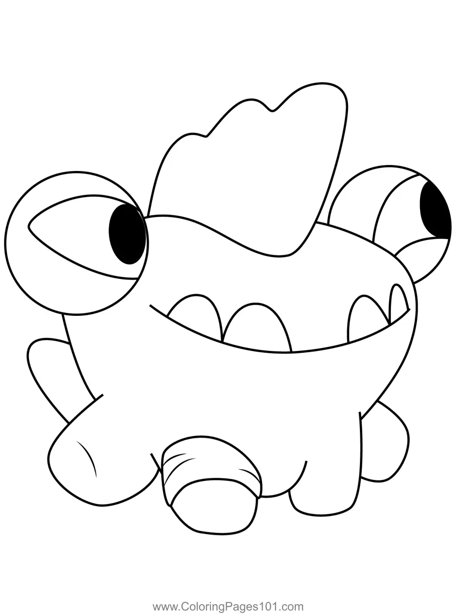 Bom Nom Cut the Rope Coloring Page for Kids - Free Cut the Rope ...