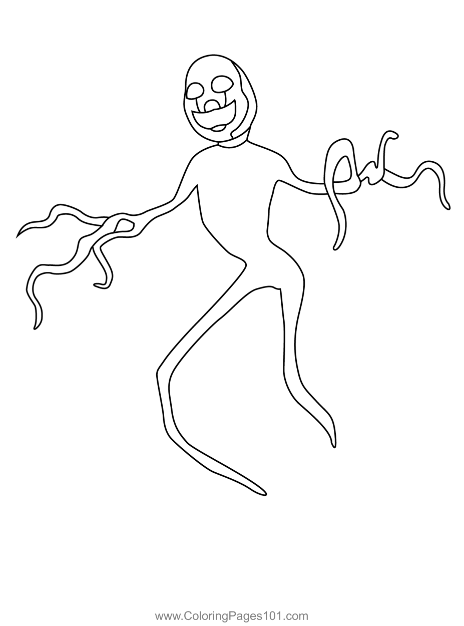 Nightmarionne FNAF Coloring Page for Kids - Free Five Nights at Freddy