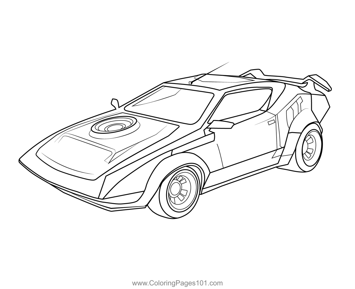 Fortnite Car Coloring Pages