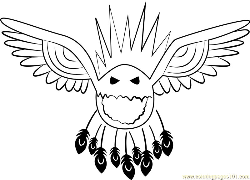 Grand Doomer Coloring Page for Kids - Free Kirby Printable Coloring