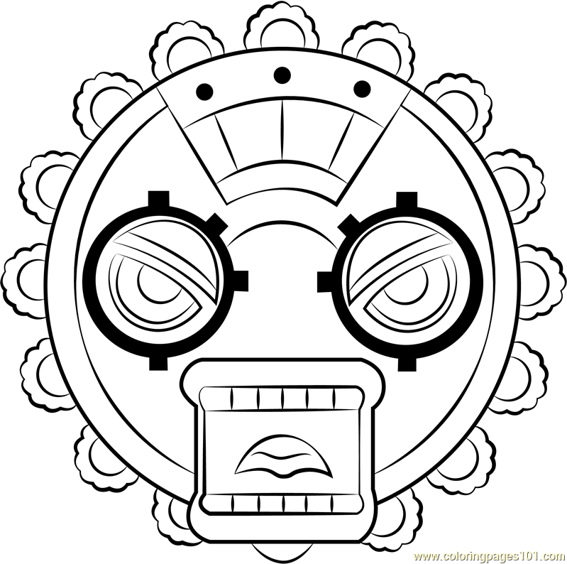 Great Gear Coloring Page for Kids - Free Kirby Printable Coloring Pages