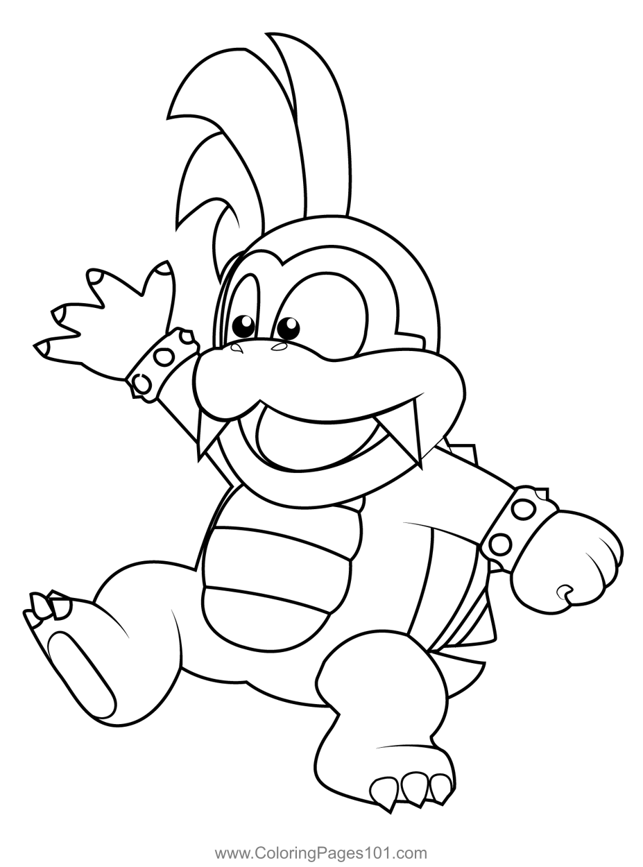 Prince Ross Koopalings Coloring Page for Kids - Free Koopalings ...