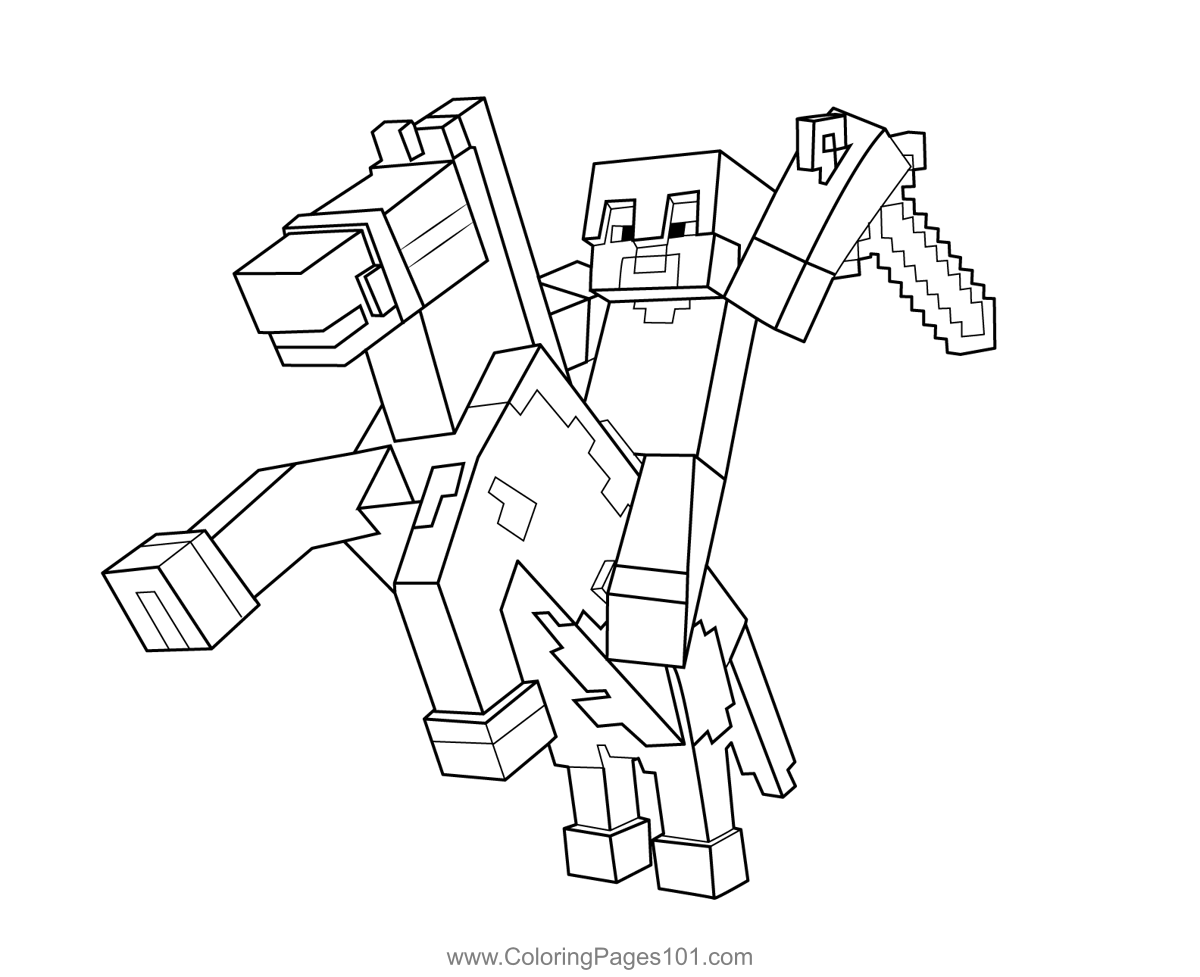 Free Printable Minecraft Coloring Pages for Kids