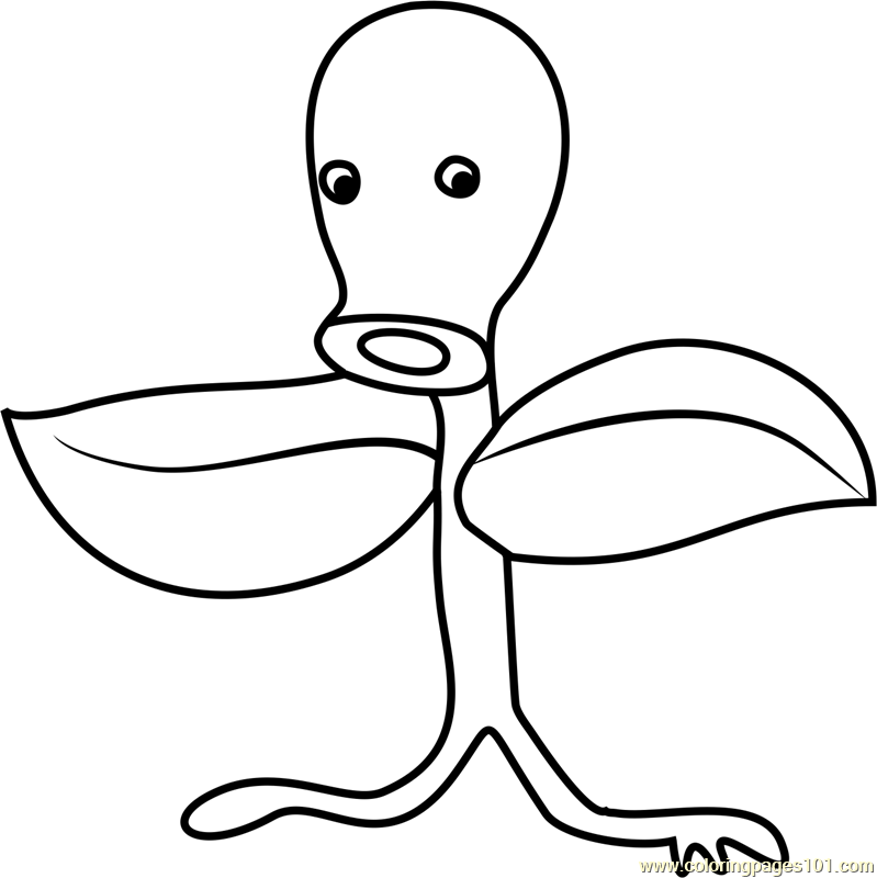 How To Draw Bellsprout POKEMON - CUTE POKEMON - 벨스프라우트 포켓몬 그리는 방법 - Hur man  ritar Bellsprout POKÉMON 