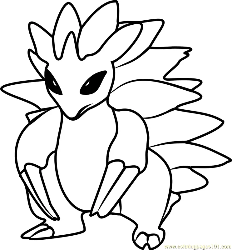 10 Dynamic Pokemon Coloring Pages Featuring the Mighty Sandslash