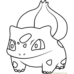 printable pokemon coloring pages bulbasaur