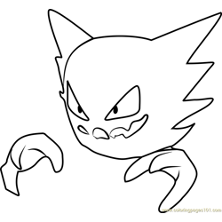 Haunter coloring page  Free Printable Coloring Pages