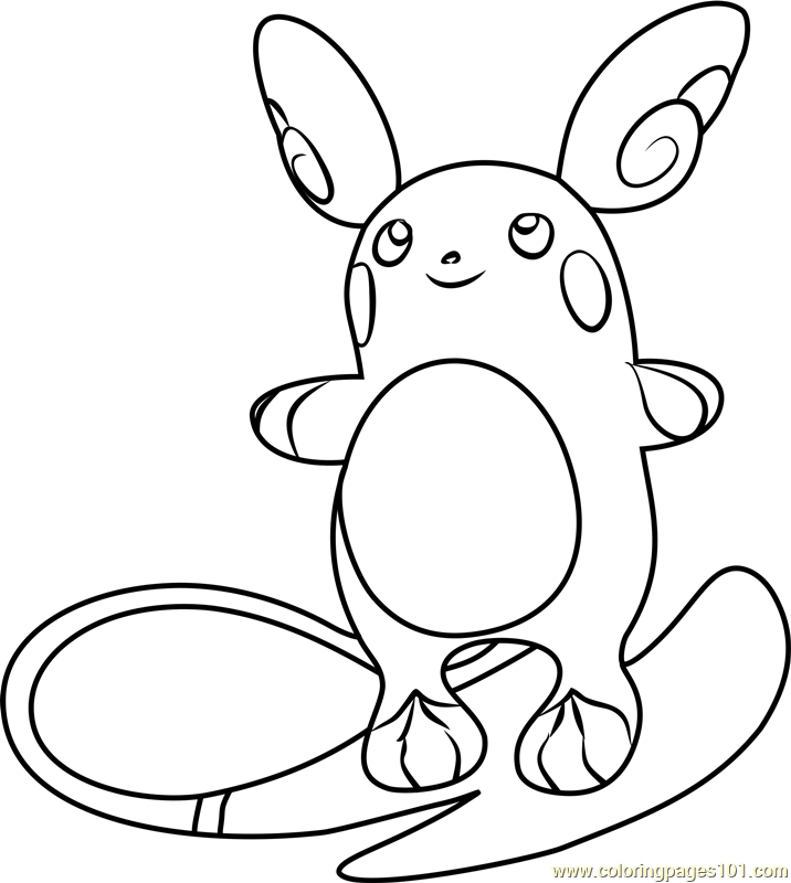 Hitmonlee Pokemon coloring page - Download, Print or Color Online for Free