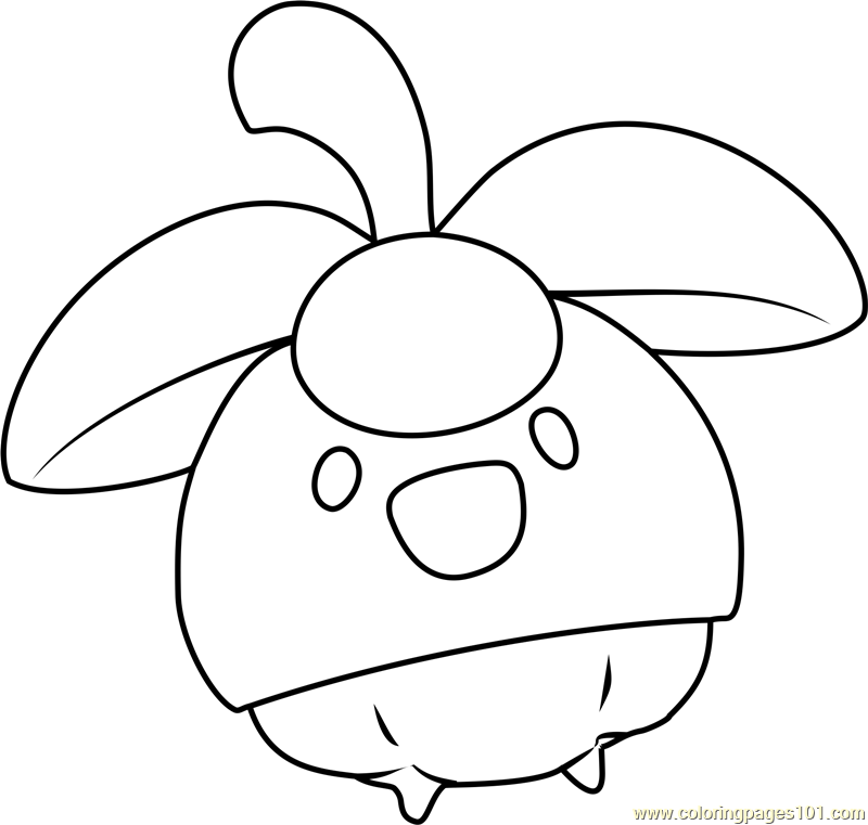 Bounsweet Pokemon Sun And Moon Coloring Page For Kids Free Pokemon Sun And Moon Printable Coloring Pages Online For Kids Coloringpages101 Com Coloring Pages For Kids