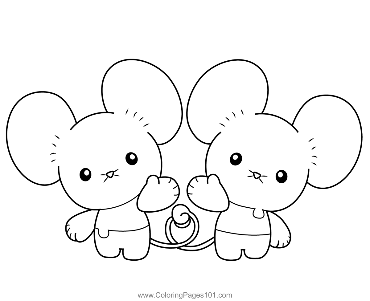 printable tandemaus coloring pages pokemon