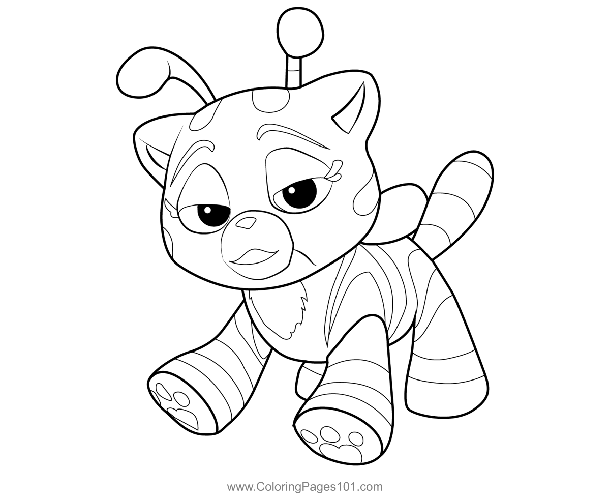 Mommy Long Legs Standing Poppy Playtime Coloring Page for Kids