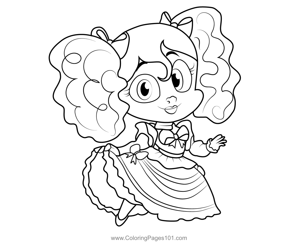 Mommy Long Legs Standing Poppy Playtime Coloring Page for Kids