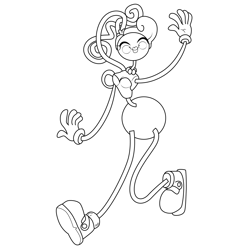 leg coloring pages for kids
