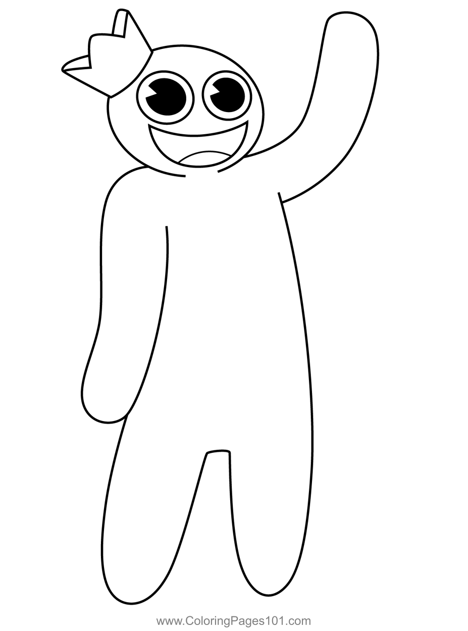 Rainbow Friends Printable Coloring Pages