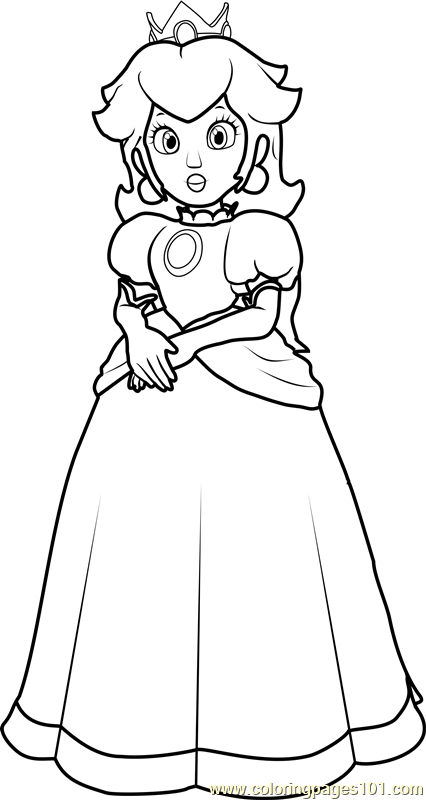 Coloring Pages Spuer Mario Bowser And Princess Toadstool 2