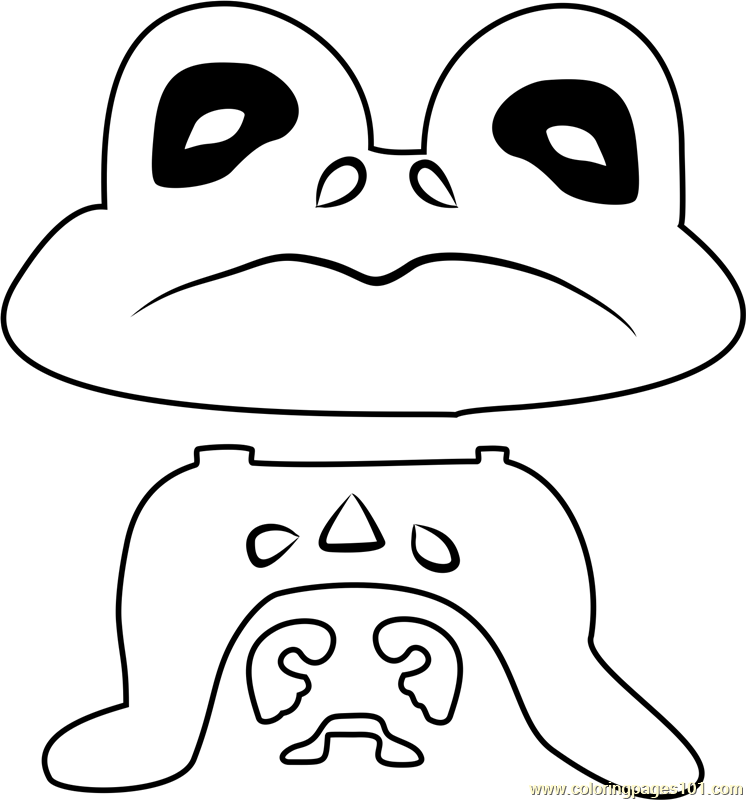 Froggit Undertale Coloring Page for Kids - Free Undertale Printable