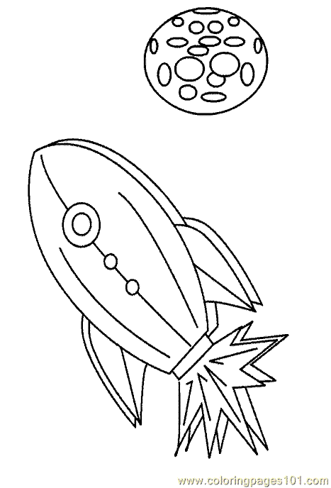 Coloring Pages Space Shuttle Coloring Page 03 (Transport > Air ...