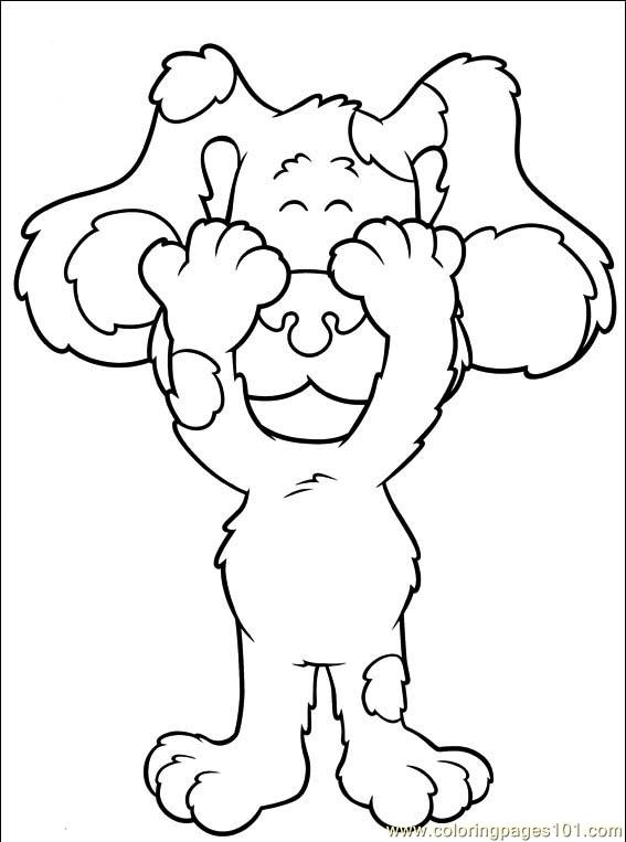 Coloring Pages Blues Clues 001 (Cartoons > Blue's Clues) - free