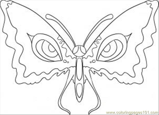 Fancy Butterfly Pages Coloring Pages