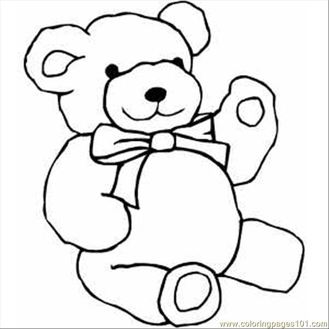 Coloring Pages Teddy Bear (Cartoons > Care Bears) - free printable ...