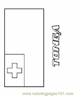 Tonga Flag Coloring Page | sexiezpix Web Porn