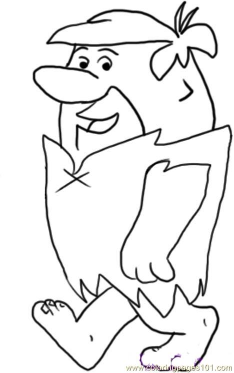 Coloring Pages Barney Rubble Step 4 (Cartoons > Fred Flintstone) - free ...