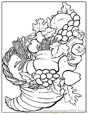 Coloring Pages Thanksgiving 45 (Entertainment > Holidays) - free ...