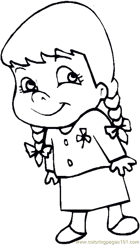 Coloring Pages Girl Coloring Page 01 (Peoples > Others) - free ...