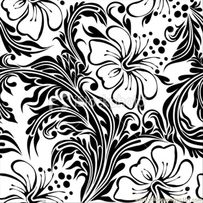 Hibiscus Cross Stitch Pattern flowers