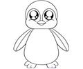 baby penguin coloring pages, 2 baby penguin printable pages, baby ...