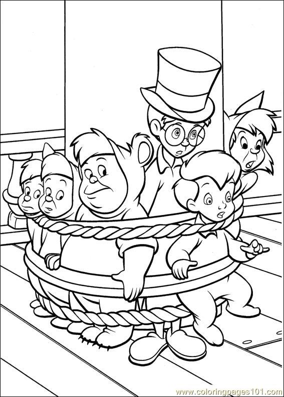 Coloring Pages Peter Pan 23 (Cartoons > Peter Pan) - free printable ...