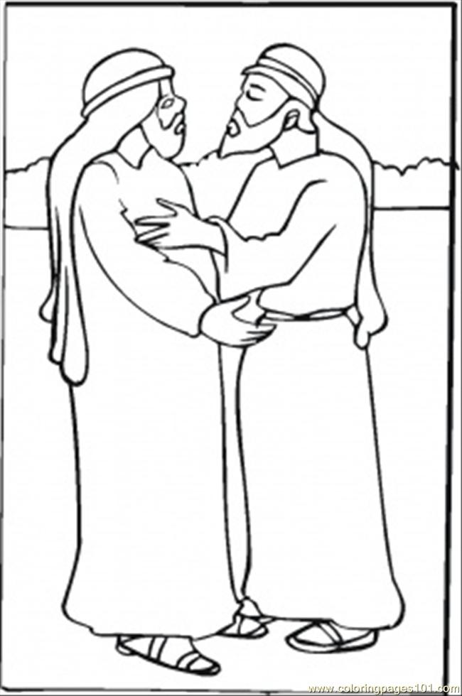 Coloring Pages Jacob And Esau (Other > Religions) - free printable ...