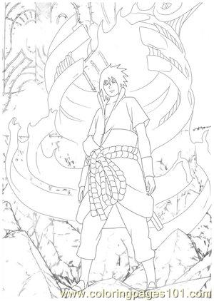 Sasuke Sharingan Coloring Pages Coloring Pages