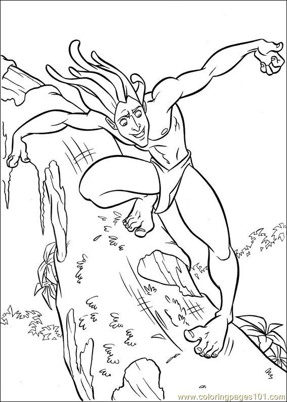 Clayton Tarzan Coloring Pages Coloring Pages