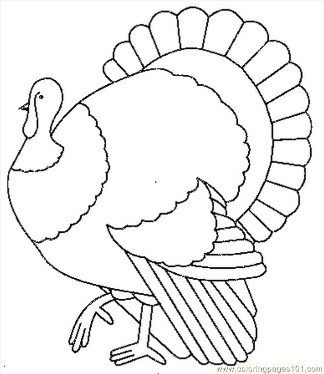 Coloring Pages Tgiving Turkey (Holidays > Thanksgiving Day) - free ...