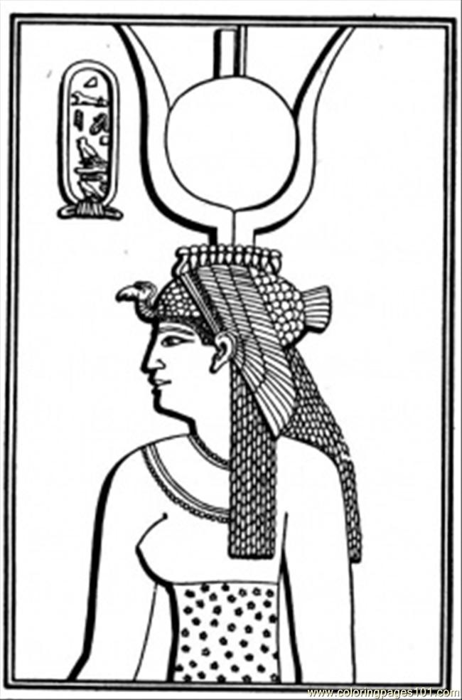 Coloring Pages Cleopatra (Countries > USA) - free printable coloring ...