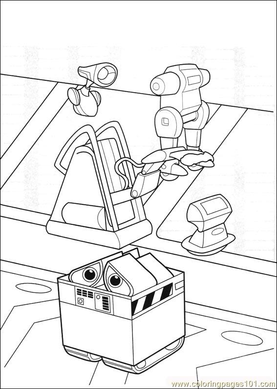 Coloring Pages Wall E 10 (Cartoons > Wall-E) - free printable coloring ...
