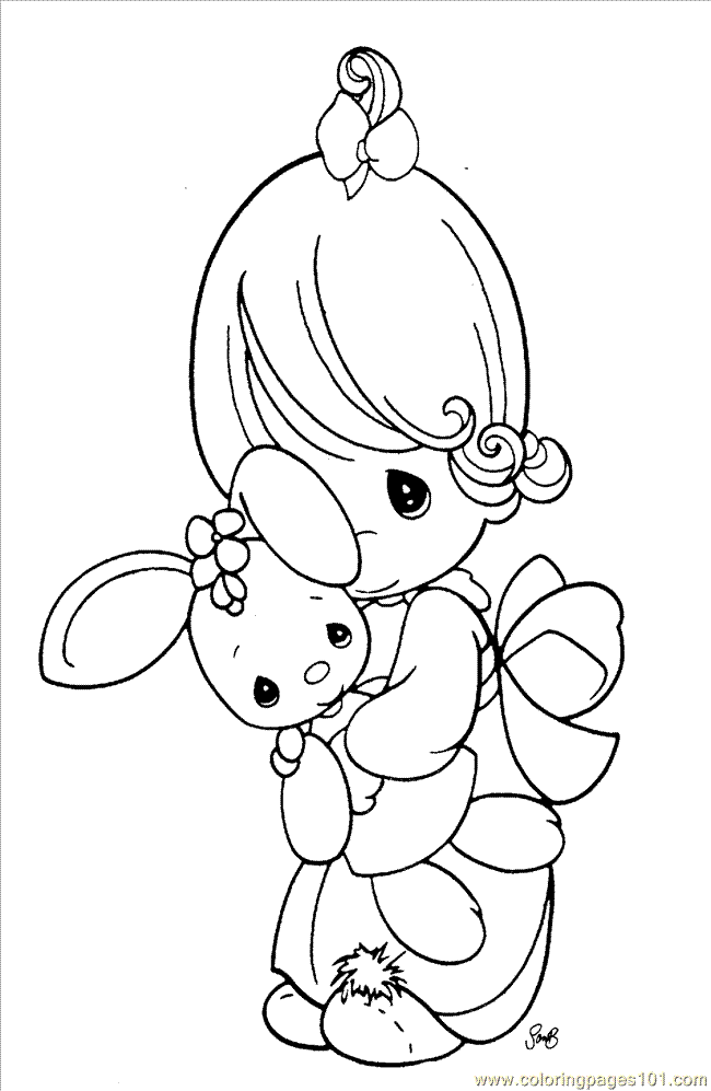 Precious Moments 1 (6) coloring page - Free Printable Coloring Pages